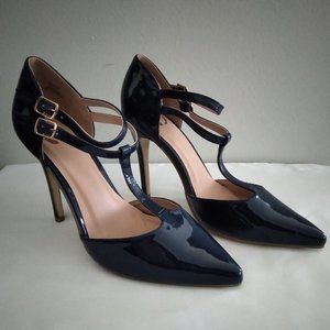 Journee Collection Tru Pumps, Women's Size 8 M, Navy (New - No Retail Box)